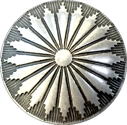 Mesa Sunflower 5/8" Screw Back Nickel Silver Concho #SW-340