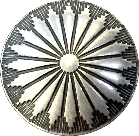 Mesa Sunflower 1.25" SCREW BACK Nickel Silver Concho #SW-60