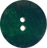 Dark Green 7/8" - 15/16" Shiny Pearl Shell 2-hole 23mm Per Button, #D-482