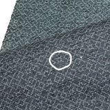 Steel-Blue-Gray Interlocking Squares, Possible Hidden Kikko Turtles, Vintage Fabric from Japan 14" x 98" Piece   #229