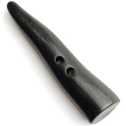 SALE Antler Button, Dark Brown Natural 2"+ Two-Hole Toggle # SW-205