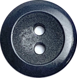 Re-Stocked, 5/8" Dark Blue-Gray Wide Rim Corozo 2-Hole Button  #SK-456