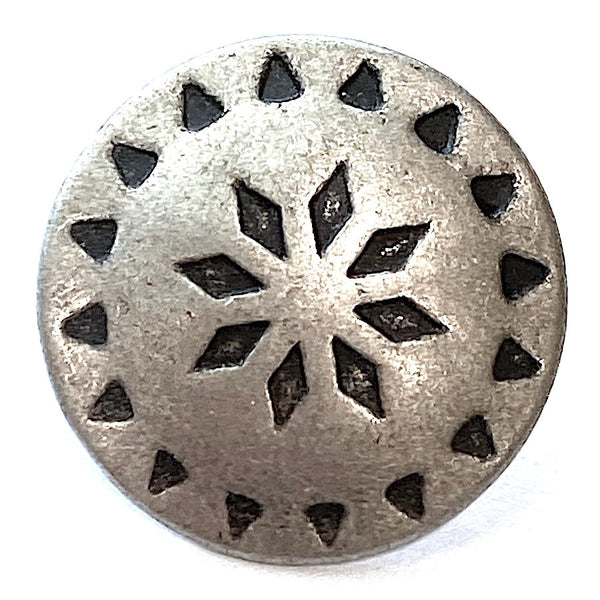 BULK DEAL PACK OF 25, Moab Star 13/16" Southwest Concho Style Shank-Back Metal Button,  13/16"   #MV-1-20