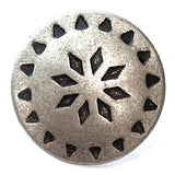 Moab Star 13/16" Southwest Concho Style Shank-Back Metal Button,  13/16"   #MV-1