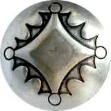 Southwest Four Directions, 1/2" Nickel Silver Concho Button #SW-21