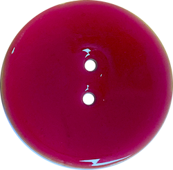 SALE, Larger Raspberry/Fuchsia/Hot Pink Shiny Coconut 1-9/16" Two-Hole Button 40mm   #SK-1025