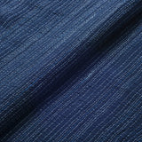 SALE  Cotton Crepe from Japan, Indigo Kasuri Stripe Lightweight + Drapey 42" Wide, By the Half Yard # NS-44