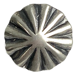 Repousse 3/4" Nickel Silver Screw-Back Concho  #SW-272