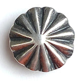 STERLING Silver Southwest Repousse 3/4" SCREW Back. USA-Made #SW-338