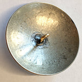 Re-Stocked, Agave Flower 1.5" Concho Button, 1-1/2", Plain Border, Silver Metal, Shank Back #SW-221