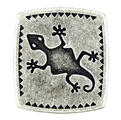 Southwest Lizard Gecko Metal Button 1" #SWC-17