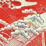 Last Piece, Love Letter from Japan, Bingata Kimono Silk Chirimen Crepe 14" x 62"  #4190