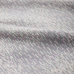 Last Piece, Dusty Purple Meteor Showers Chirimen Crepe Vintage Kimono Silk 6.5" x 13". #4332