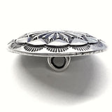 Re-Stocked, Colorado Blanket Flower Silver Metal Shank Back Southwest Button 7/8"  #SW-85