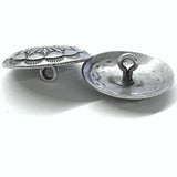 Re-Stocked, Colorado Blanket Flower Silver Metal Shank Back Southwest Button 7/8"  #SW-85