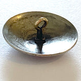 Southwest Cat Button 1" Silver, Shank Back. #SW-238
