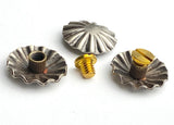 Nickel Silver Repousse Screw-Back Concho 3/4"  # WN204-CH