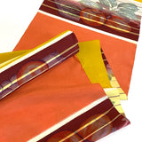 Wide Stripes Old Silk Meisen Kimono Fabric By the Yard from Japan, Portraits of Botanica, #424