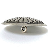 Desert Aster Large Shank-Back Nickel Silver Concho Button 1.25"   #SW-95