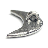 Re-Stocked at Lower Price, Crescent Moon Pewter Button from Green Girl Studios 1-1/4" #G325