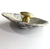 Star Blanket Oval with 'Turquoise' Screw Back Concho 1-1/4" x 1-1/8"  #SW-42
