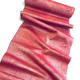 Cabernet Turmeric Sunset Iridescent Kimono Silk By the Yard  #323
