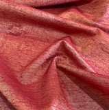 Cabernet Turmeric Sunset Iridescent Kimono Silk By the Yard  #323