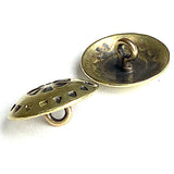 Brass Concho Button w. 'Wreath' Design 5/8"  #SW-260