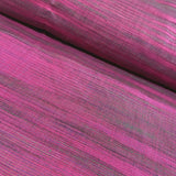 REMNANT Pinks and Greens Semi-Rustic Woven Shot Cotton from India 1-1/8 Yard PIECE #CHL-928