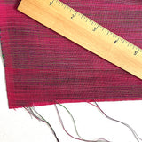 REMNANT Pinks and Greens Semi-Rustic Woven Shot Cotton from India 1-1/8 Yard PIECE #CHL-928
