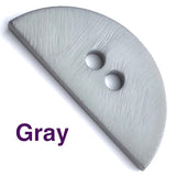 Large Half Circle Button in 3 colors 2"