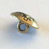 Small 1/2" Brass Concho Button Four Directions  #SW-7
