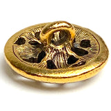 Bug Button, Shiny Red/Gold 1/2" by Susan Clarke  #SC-348