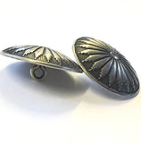 Re-Stocked, Mesa Sunflower 1" Nickel Silver, Shank Back Concho Button USA #SW-62