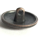 Circles Around Flower Copper Concho Button, 11/16"   # SWC-10