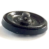 Sparkly Black Mandala Czech Glass 18mm / 3/4"  # CZ 221