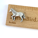 Pewter Horse from Danforth Pewter, 1.25" 31mm Shank Back Button  #DN-130