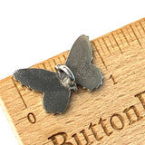 Danforth Pewter Butterfly Button, 1" Shank Back, #DN289