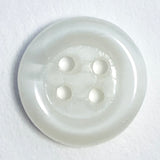 34 Buttons: 3/8" Vintage White Milk Glass Small Rimmed 4-Hole Buttons 10mm / 3/8"  Pack of 34 Milk Glass  #OT-123