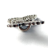 Danforth Pewter Butterfly Button, 1" Shank Back, #DN289