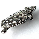 Turtle Button, Pewter, 1"  #DN273