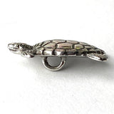 Turtle Button, Pewter, 1"  #DN273