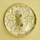 Clear Vintage Glass Pointed-Petal Flower 1/2"  Pack of 10,  #OT-126