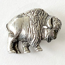 Buffalo Button, Pewter, 1"  #DN219