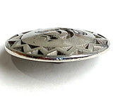Southwest Rabbit Button, 7/8" Pewter, Made in USA.  #DN230