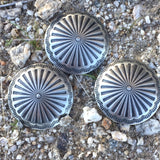 Re-Stocked, Agave Flower Large 1.25" SCREW BACK Concho Nickel Silver 1-1/4"   #SW-67