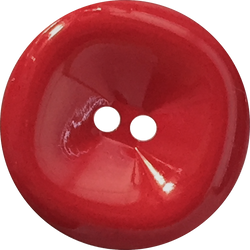 Red Designer Dimensional 7/8" Round 2 Hole ... LAST 2 buttons