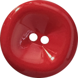 Red Designer Dimensional 7/8" Round 2 Hole ... LAST 2 buttons