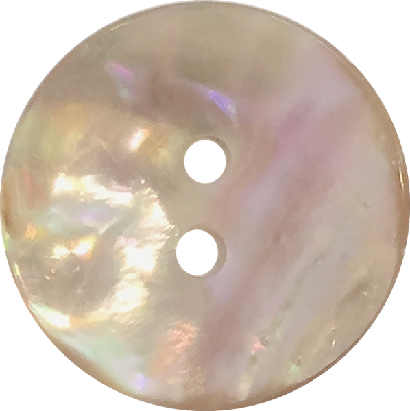 Re-Stocked, Golden Beige Rainbow Natural Abalone 7/8" MOP Shell Buttons 23mm Pack of 4  #KB-930
