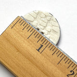 Gray Cat with Big Round Eyes, 1-1/8"-1-3/16" Porcelain Button by Kate Holliday